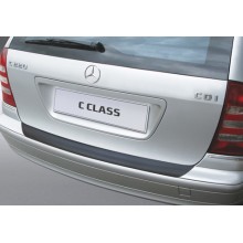 Накладка на задний бампер Mercedes C Class W203 (2001-2007)